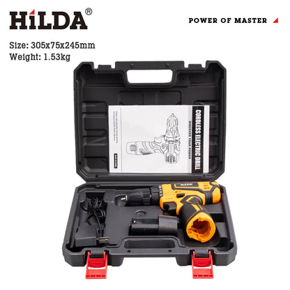 Multifunctional Cordless Electric Drill and Screwdriver