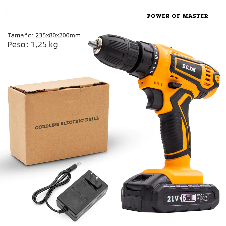 Multifunctional Cordless Electric Drill and Screwdriver
