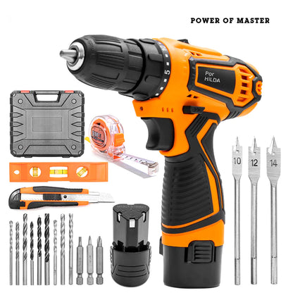 Multifunctional Cordless Electric Drill and Screwdriver