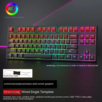 Swappable Axis Gaming Keyboard