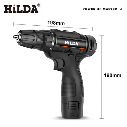 Multifunctional Cordless Electric Drill and Screwdriver