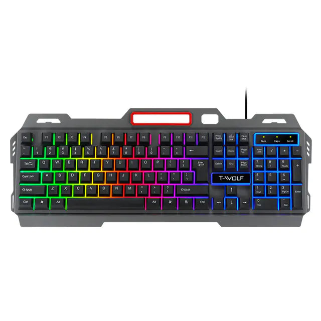 RGB LED Backlit Mechanical Gaming Keyboard and Mouse